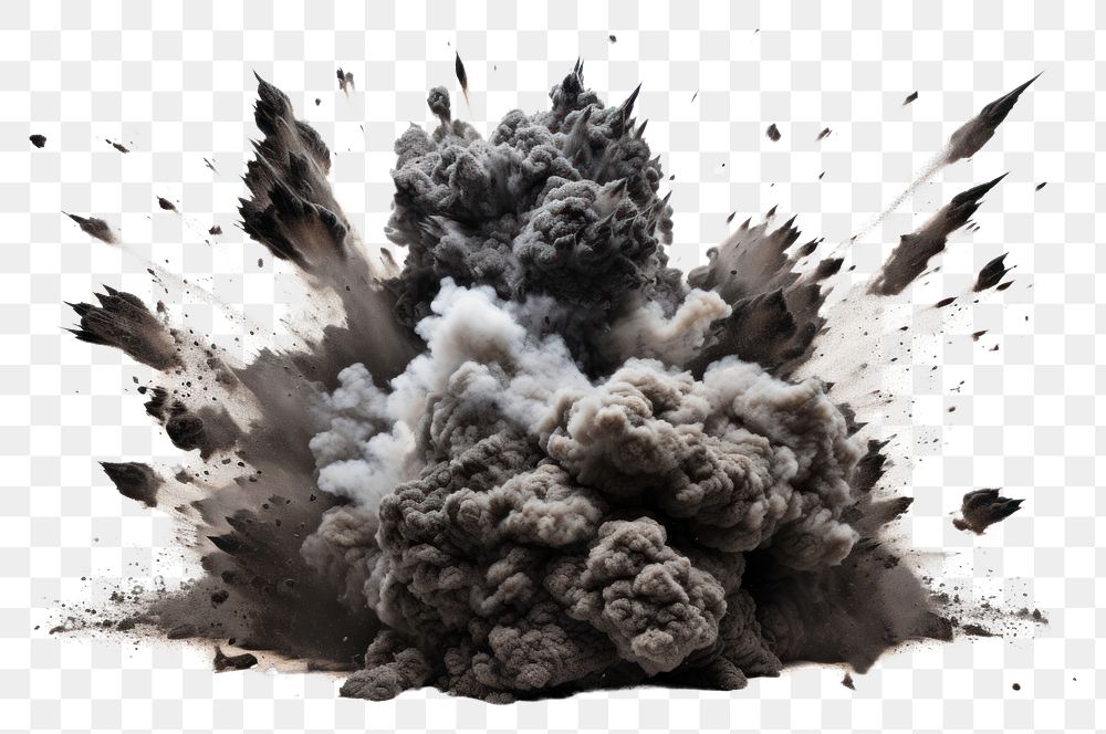 PNG  Explosion destruction splattered aggression.