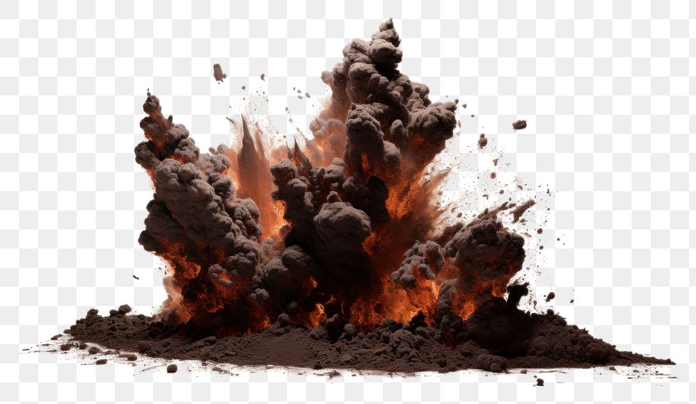 PNG  Explosion bonfire destruction splattered.