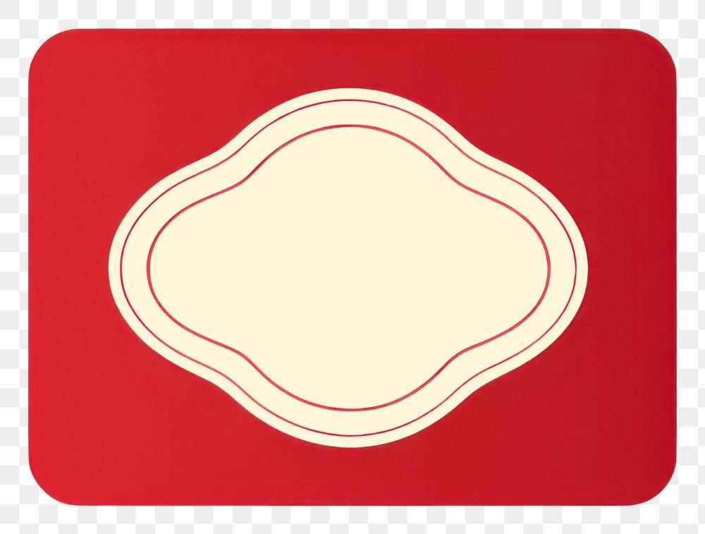 PNG Vintage pectangle label red rectangle. AI generated Image by rawpixel.
