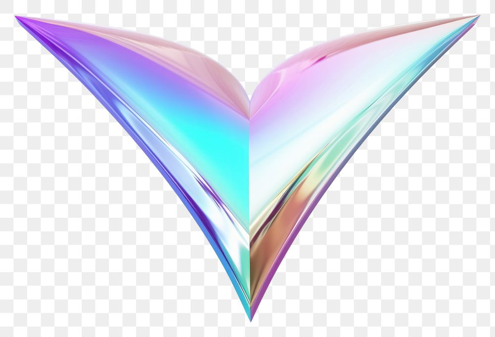 PNG  Arrow iridescent white background creativity technology.
