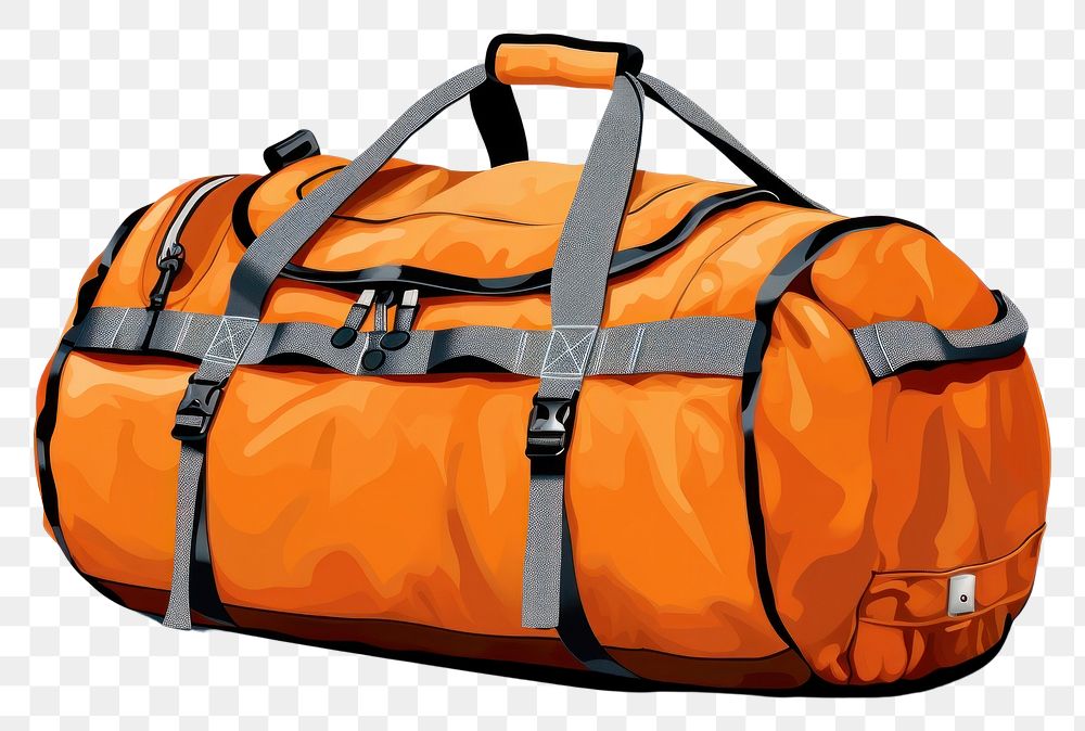 PNG Sports bag luggage handbag white background.