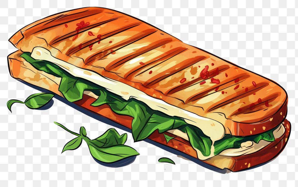 PNG Sandwich food meal bread.