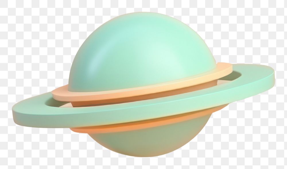 PNG  A Saturn sphere space simplicity.
