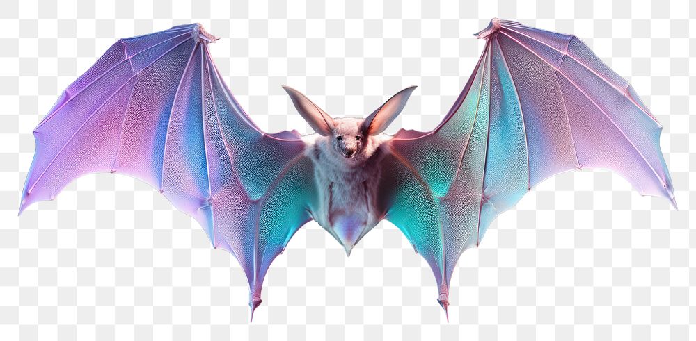 PNG  Bat iridescent animal darkness wildlife.
