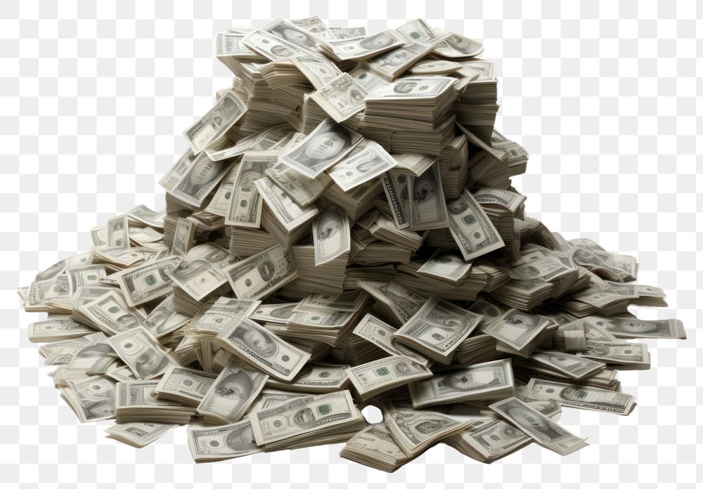 PNG  Banknotes money investment abundance. 