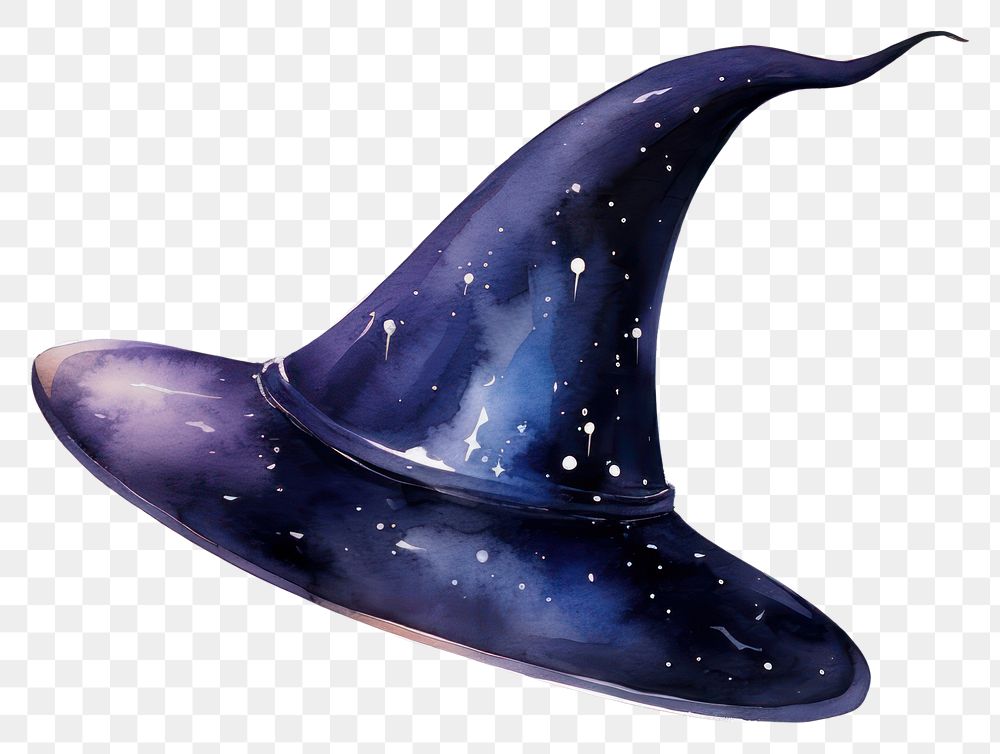PNG  Witch in Watercolor style galaxy star white background.