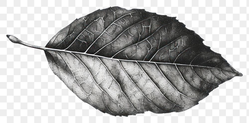 PNG Plant leaf drawing sketch.