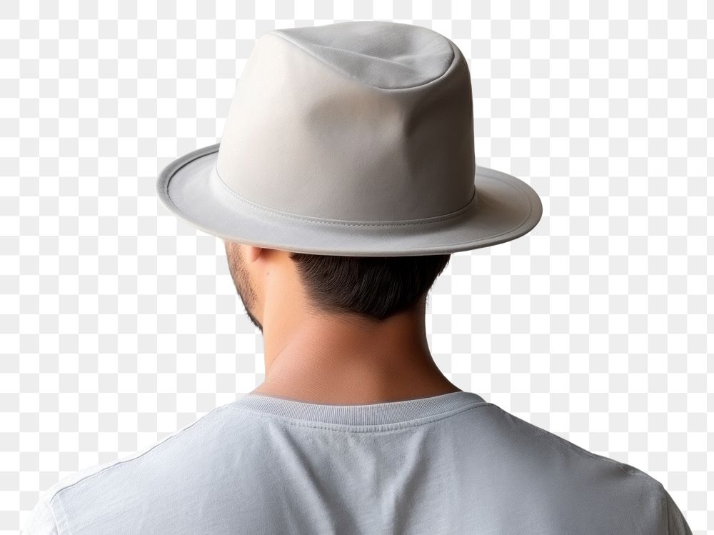 PNG Blank hat mockup fashion adult man.