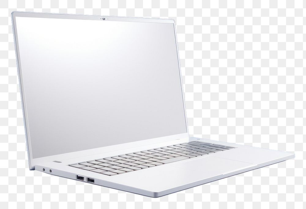 PNG White blank computer mockup mockup laptop portability electronics.