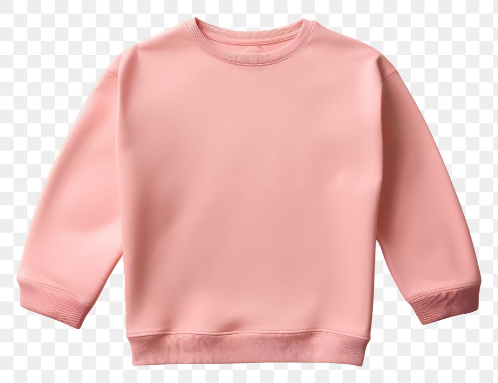 PNG Blank sweaters mockup sweatshirt sleeve outerwear.