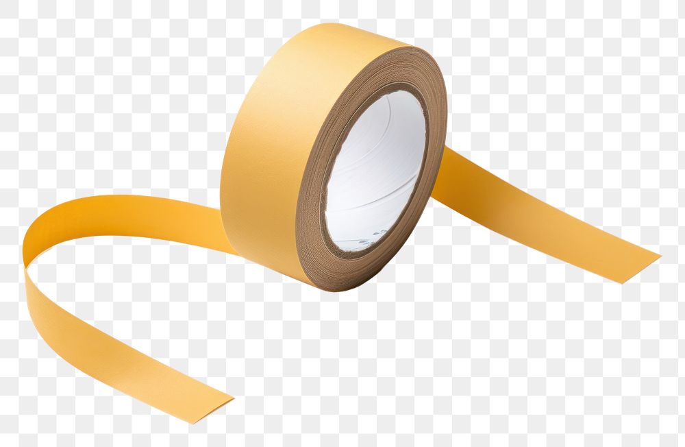 PNG Washi tape mockup appliance circle yellow.