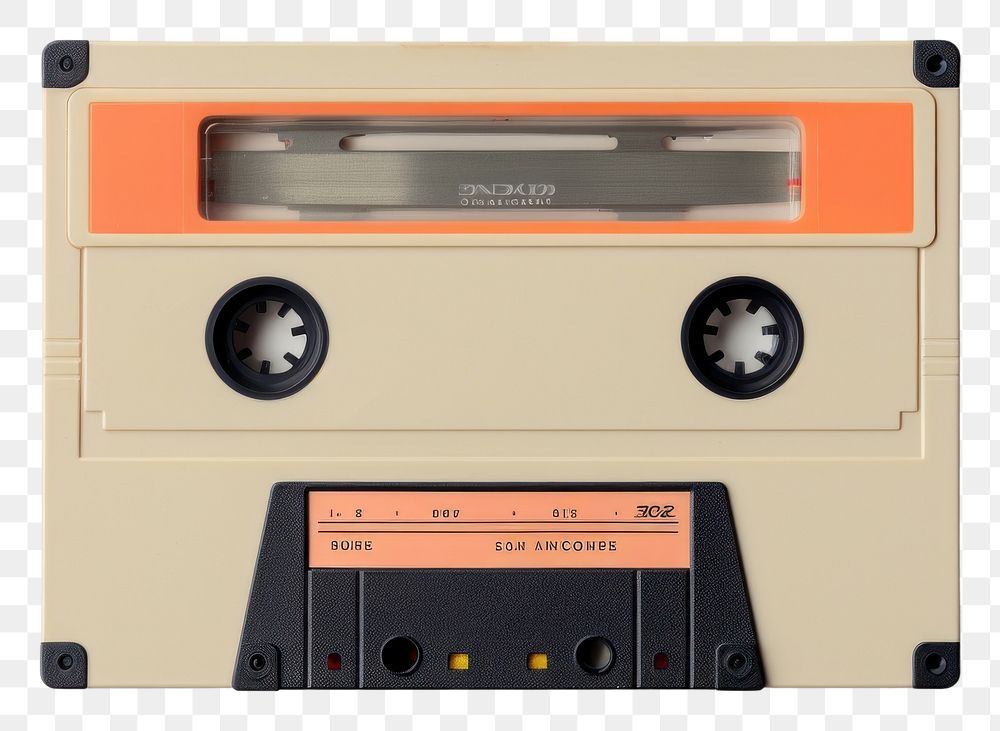 PNG Machine tape mockup electronics technology nostalgia.