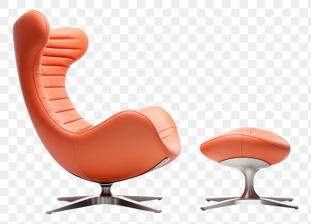 PNG  Arm chair furniture white background technology.