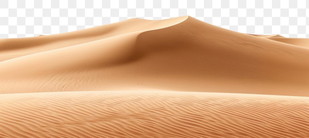 PNG Hilly desert sand dunes nature landscape outdoors. AI generated Image by rawpixel.