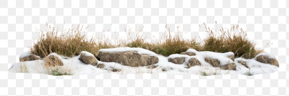 PNG Rocky snowy grass field nature landscape outdoors. 