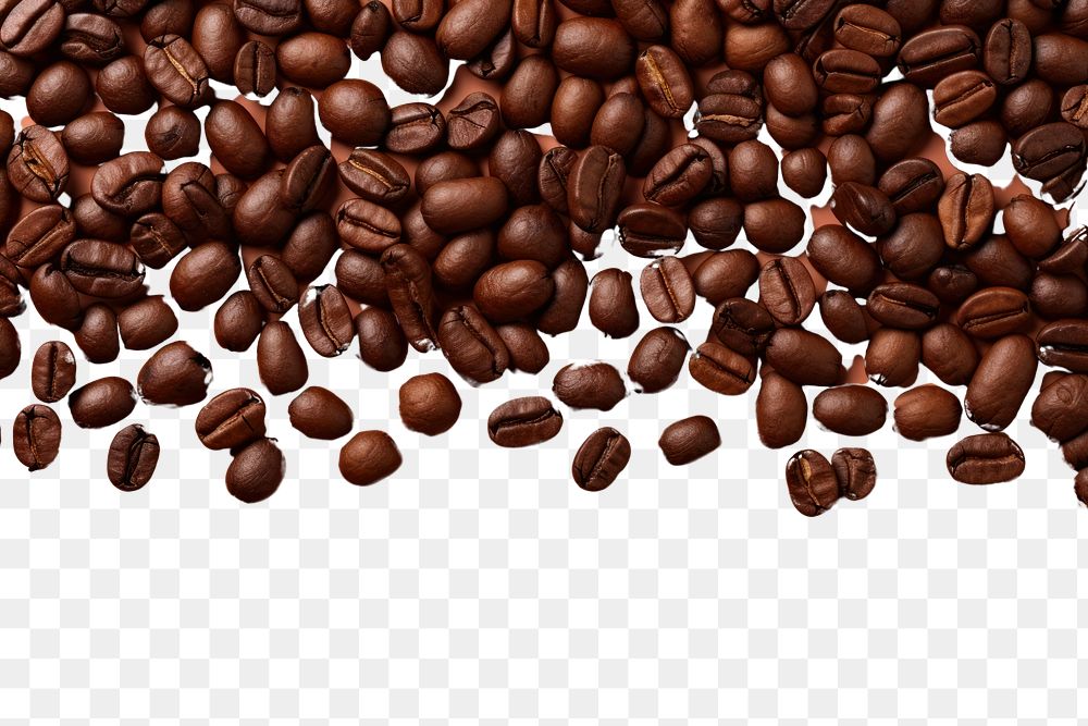 PNG  Coffee beans backgrounds refreshment chocolate.