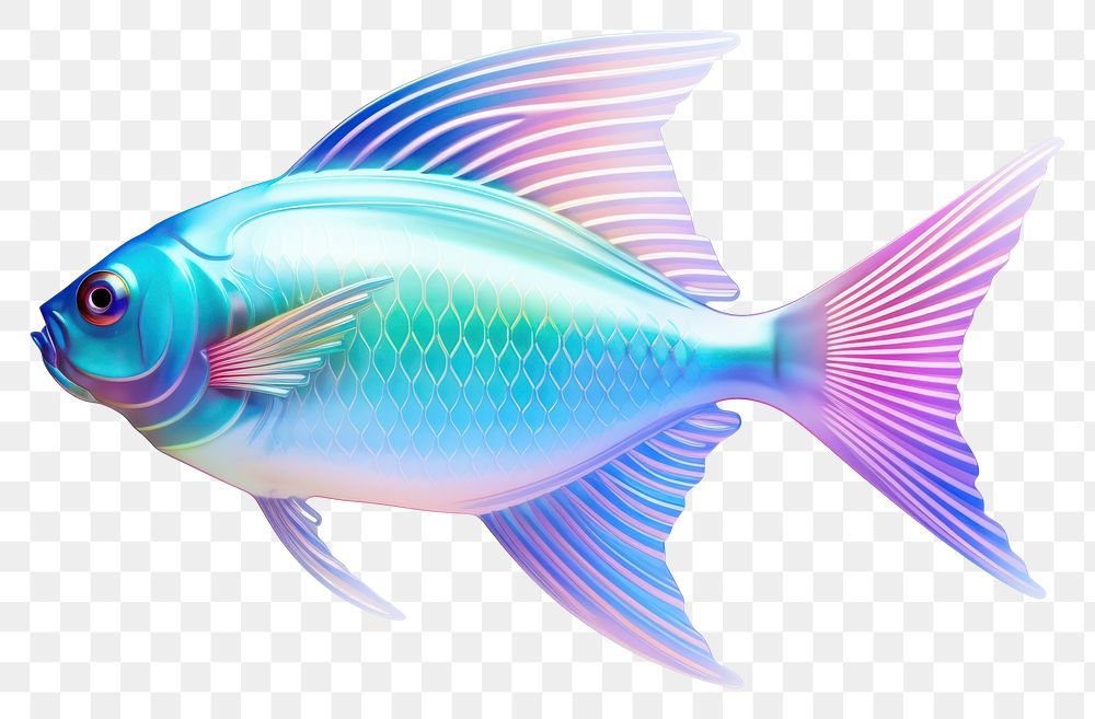 PNG Icon iridescent fish animal white background.