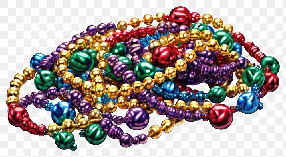 PNG  Bead bracelet necklace jewelry.