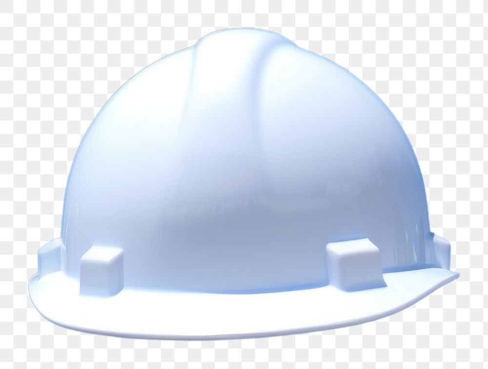PNG White construction helmet hardhat blue sky.