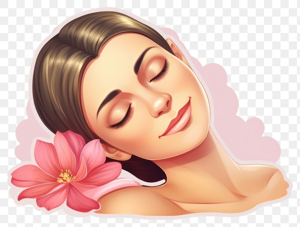 PNG Clipart massage illustration sleeping portrait adult.