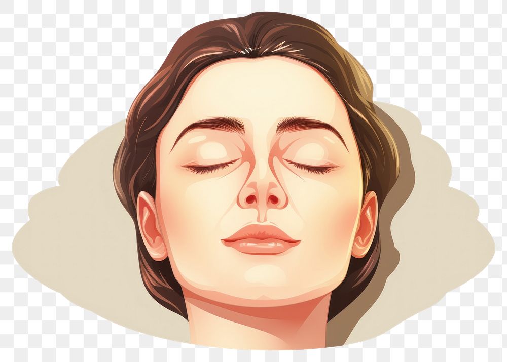 PNG Clipart head massage illustration portrait sketch adult.
