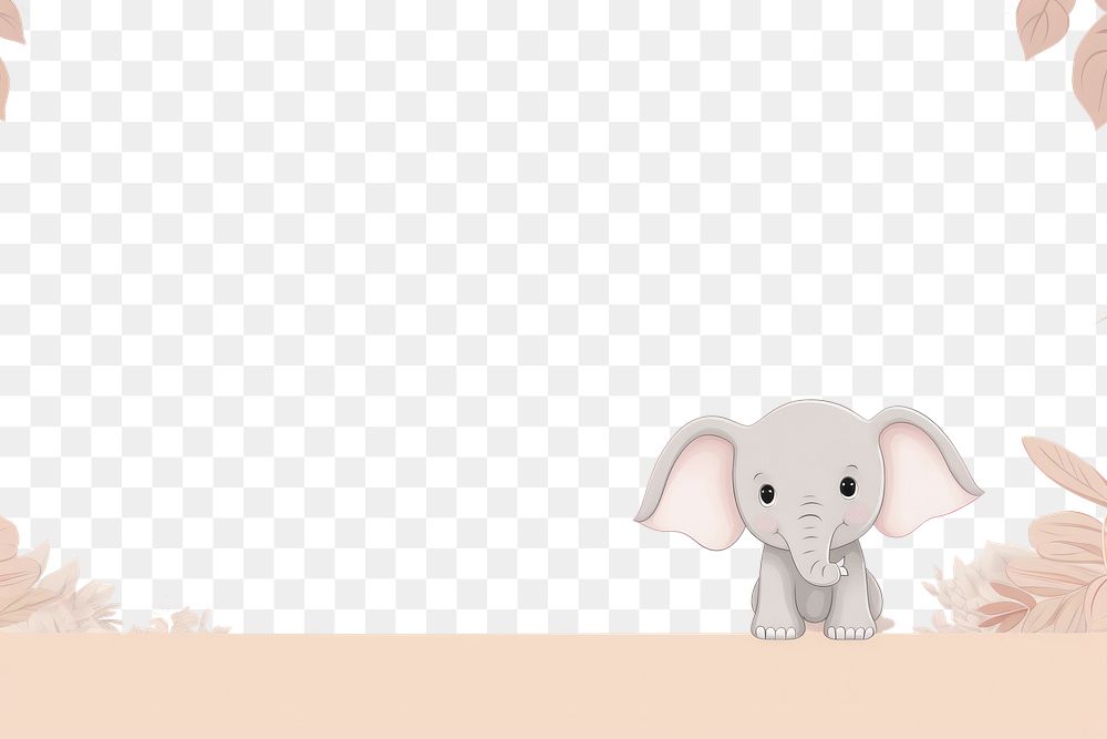 PNG Cute background elephant cartoon cute. AI generated Image by rawpixel.
