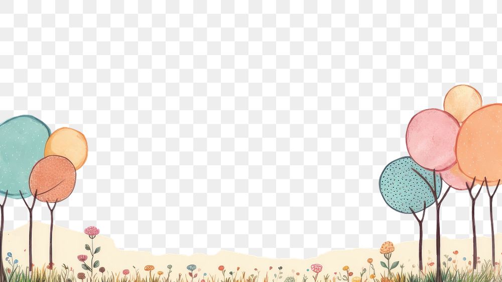 PNG Cute background backgrounds outdoors balloon. AI generated Image by rawpixel.