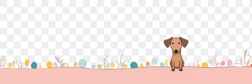 PNG Cute background cartoon animal mammal. AI generated Image by rawpixel.