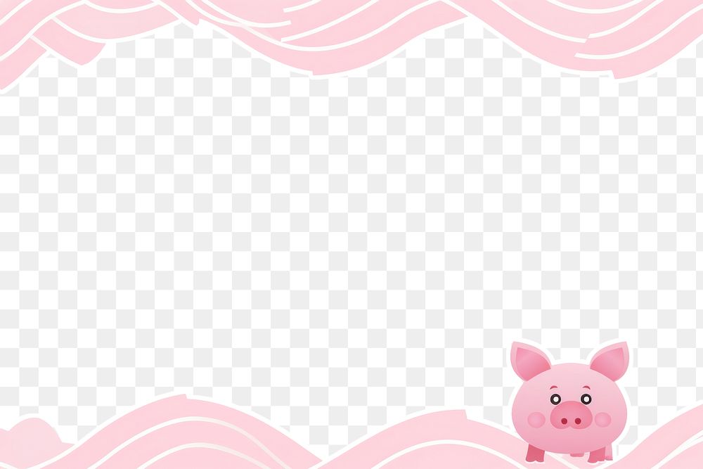 PNG Cute background backgrounds pig savings. AI generated Image by rawpixel.