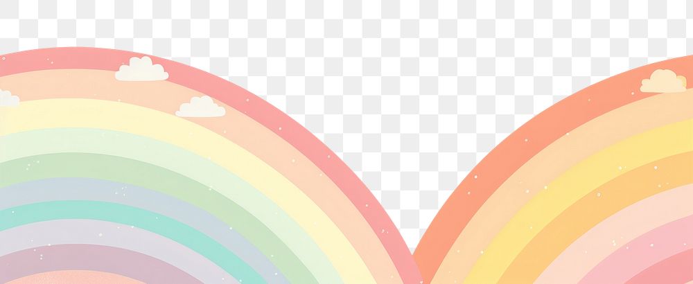 PNG Cute background backgrounds outdoors rainbow. AI generated Image by rawpixel.