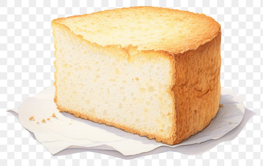 PNG Chiffon cake bread food 