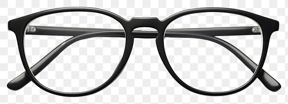 PNG  Black eyeglasses white background accessories accessory.