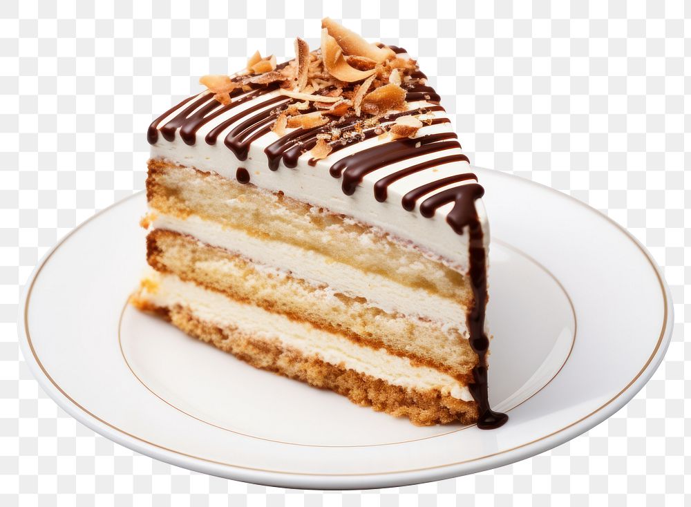 PNG Cake dessert cream plate.