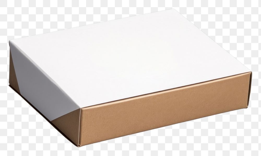 PNG Mailing box mockup packaging cardboard carton white.