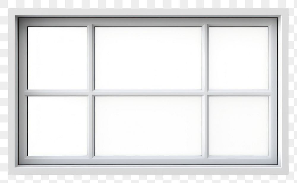 PNG Window transparent grille frame.