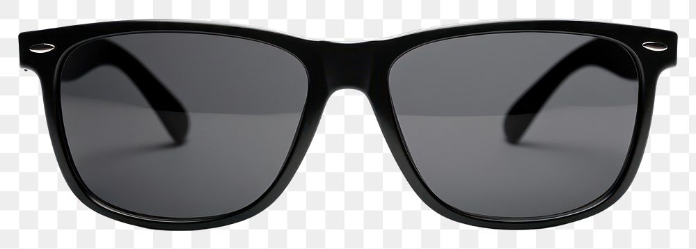 PNG  Black sunglasses white background accessories moustache.