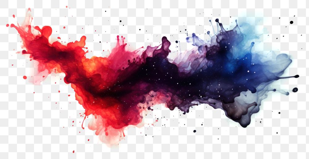 PNG Ink galaxy backgrounds white background splattered. AI generated Image by rawpixel.