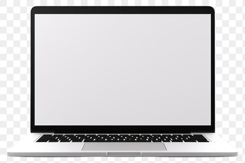 PNG  Laptop side view screen computer white background.