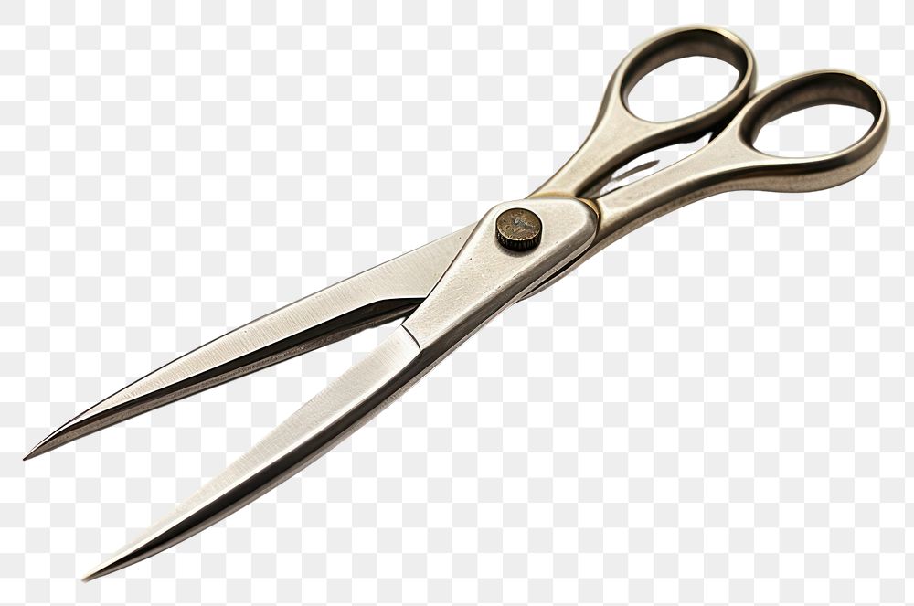 PNG  Metal scissors white background equipment weaponry.