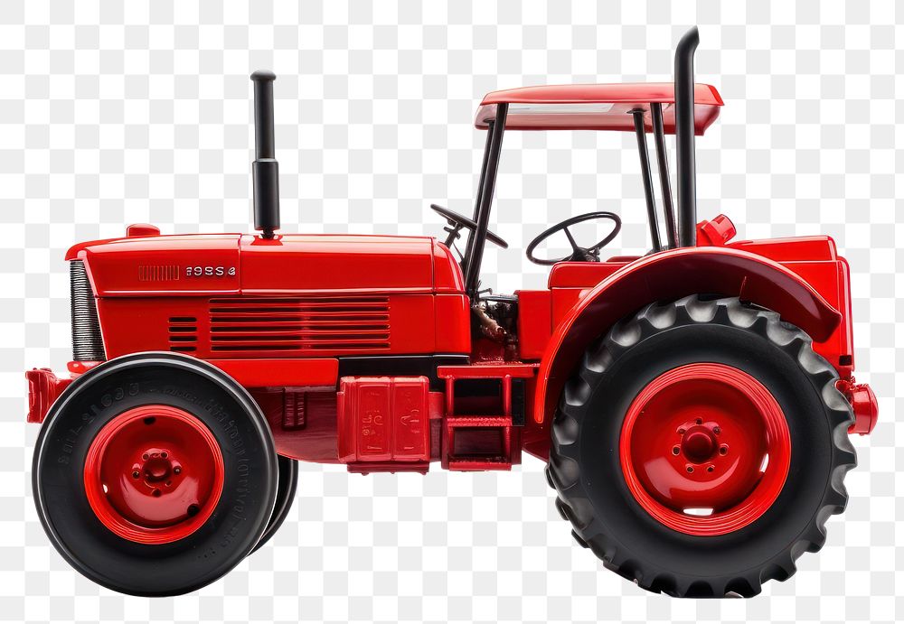 PNG  Red modern tractor vehicle wheel white background.