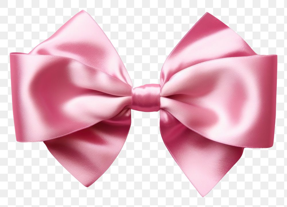 PNG Pink bow on pink empty background celebration accessories decoration.