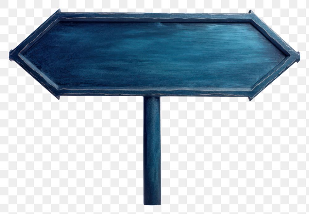 PNG Dark blue directional arrow sign white background blackboard rectangle.