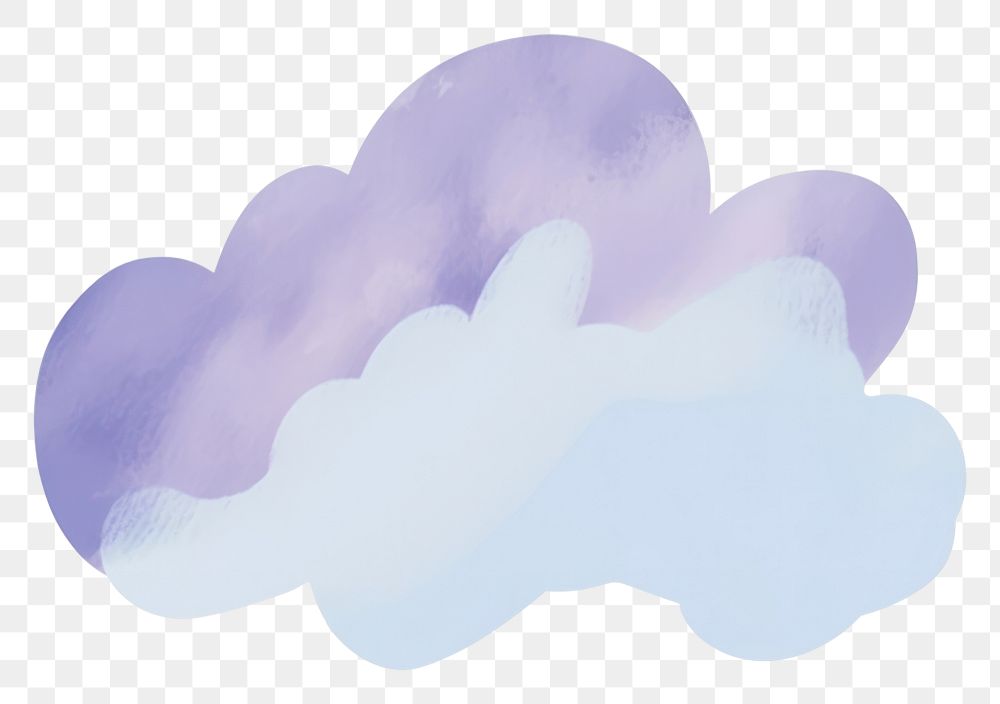PNG  Cloud backgrounds purple white background. AI generated Image by rawpixel.
