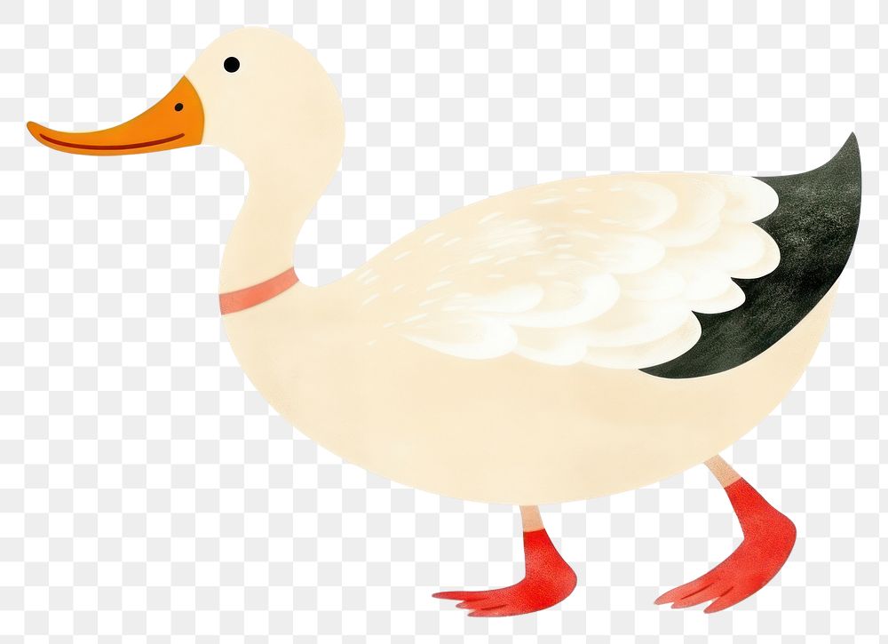 PNG  Goose animal white bird. AI generated Image by rawpixel.