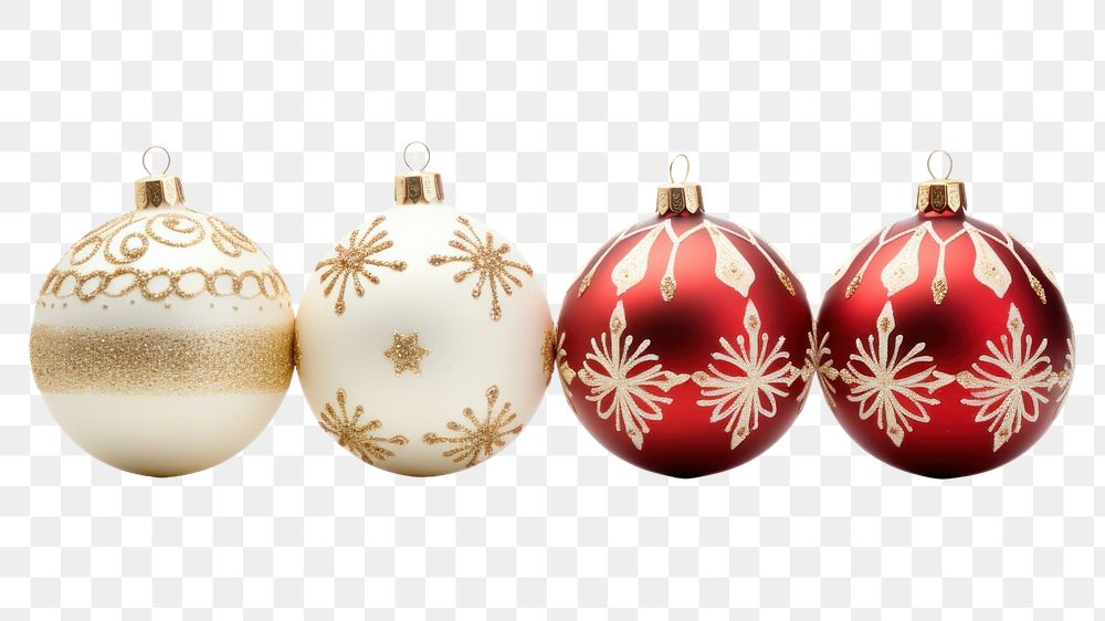 PNG Christmas balls decoration christmas plant white background.