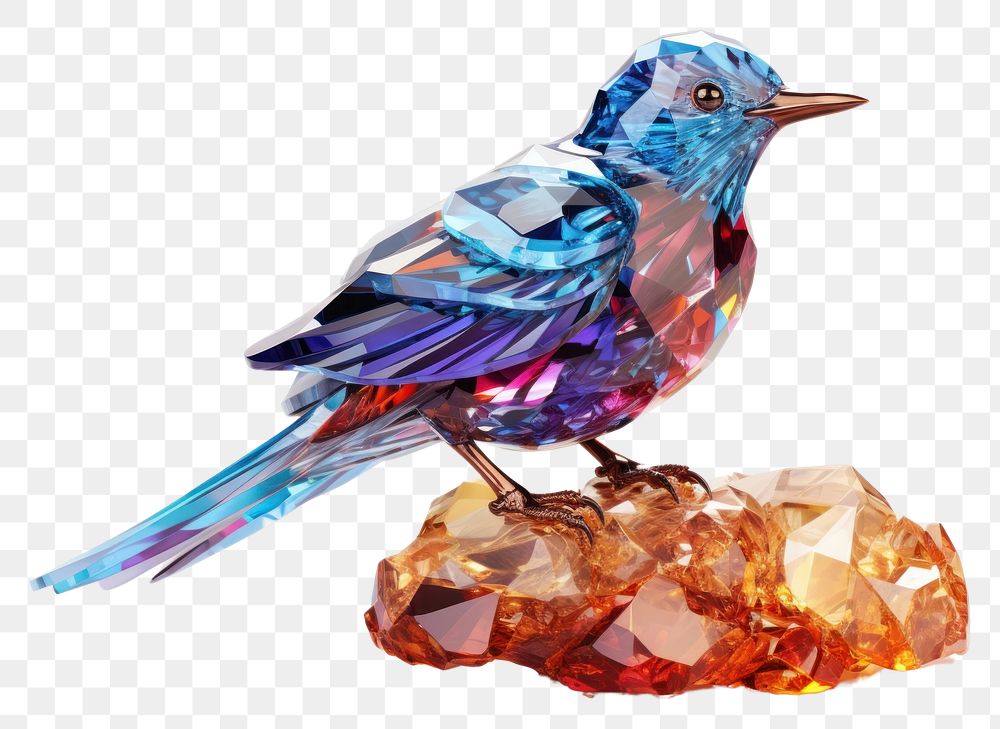 PNG Bird bird gemstone crystal.