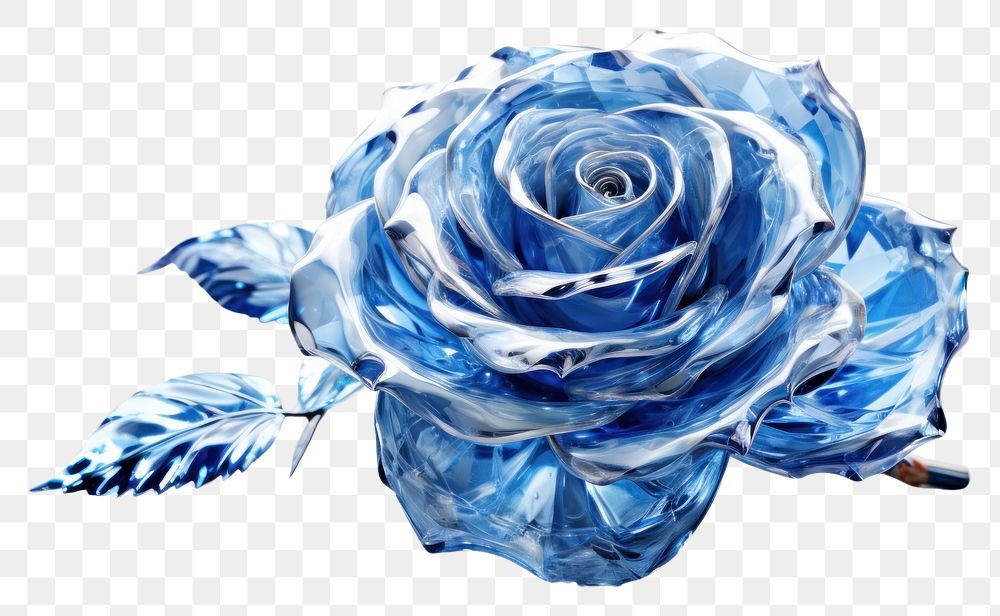 PNG Blue rose jewelry flower white.