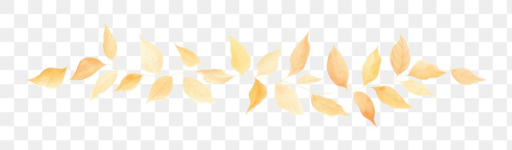 PNG Autumn leaves symmetric watercolour illustration backgrounds pattern plant.