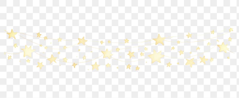 PNG Cute stars withlines divider watercolour illustration pattern white background illuminated.