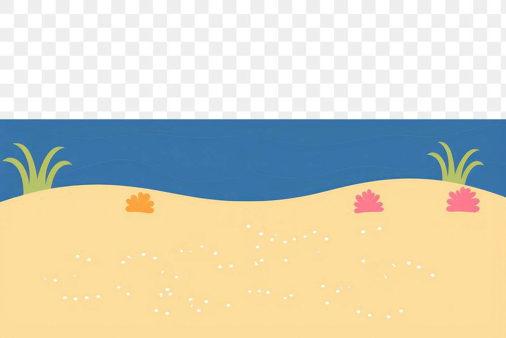 PNG Summer beach outdoors nature ocean. AI generated Image by rawpixel.
